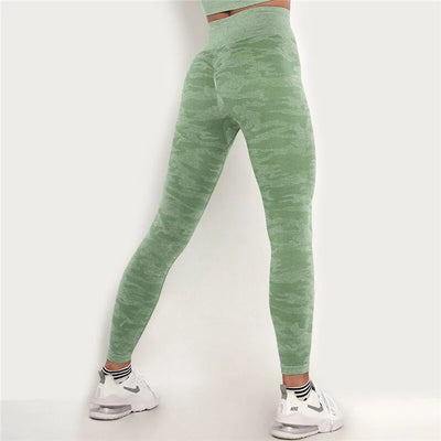 Women's Smear Print Yoga Leggings