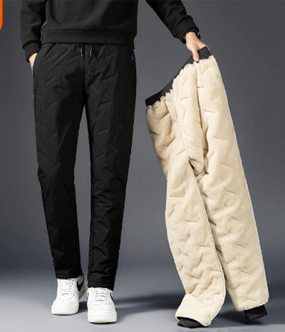 Men's Winter Lambswool Insulated Sweatpants