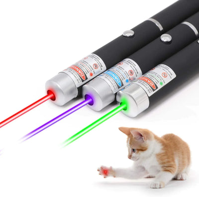3 Packs 900Mile Laser Light Pointer Pen Green Blue Red Light Visible Beam Lazer