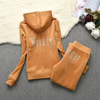 Women's Juicy Hoodie Sweatpants Set