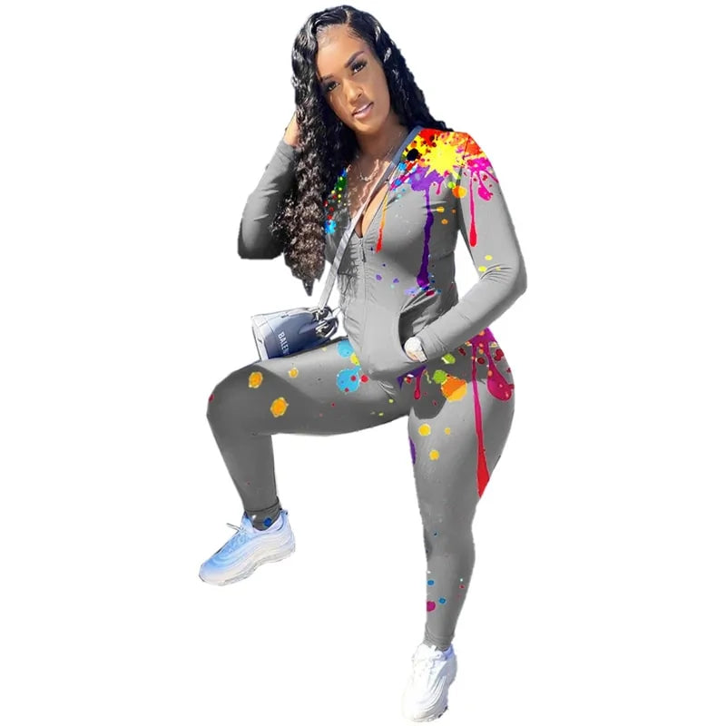Women's Two Piece Drip Tracksuit