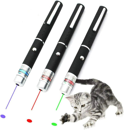 3 Packs 900Mile Laser Light Pointer Pen Green Blue Red Light Visible Beam Lazer