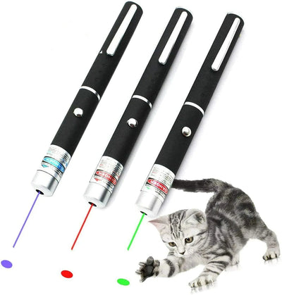 3 Packs 900Mile Laser Light Pointer Pen Green Blue Red Light Visible Beam Lazer