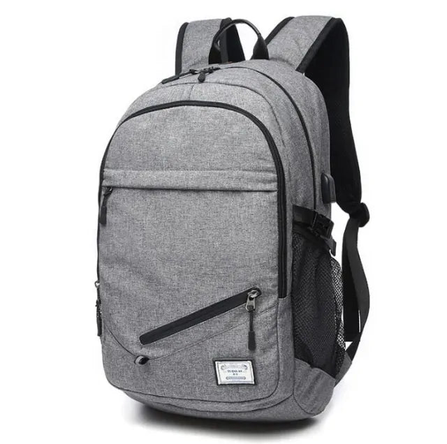 Men's Gym Bag with Built in Charger