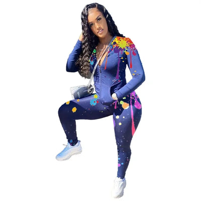 Women's Two Piece Drip Tracksuit