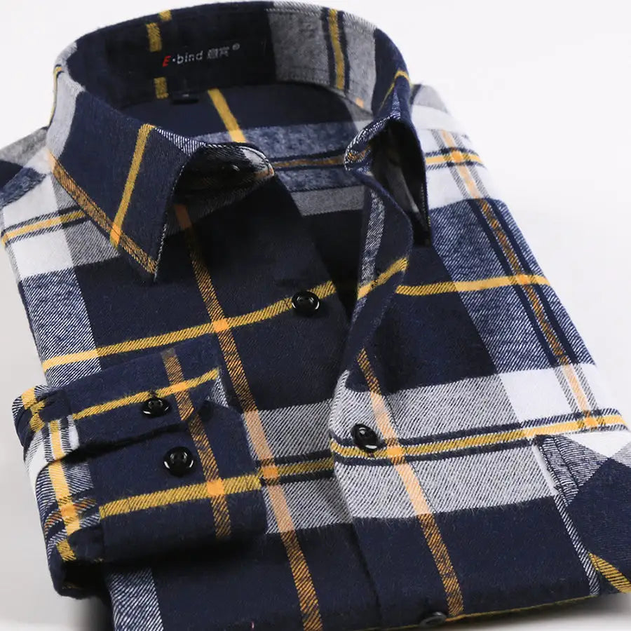 Men's Flannel Long Sleeve Shirt