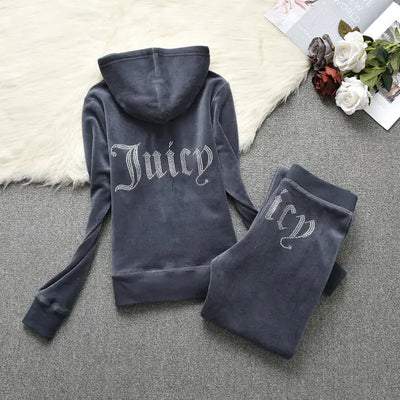 Women's Juicy Hoodie Sweatpants Set