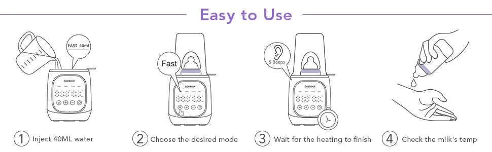 7-in-1 Fast Feeding Bottle Warmer