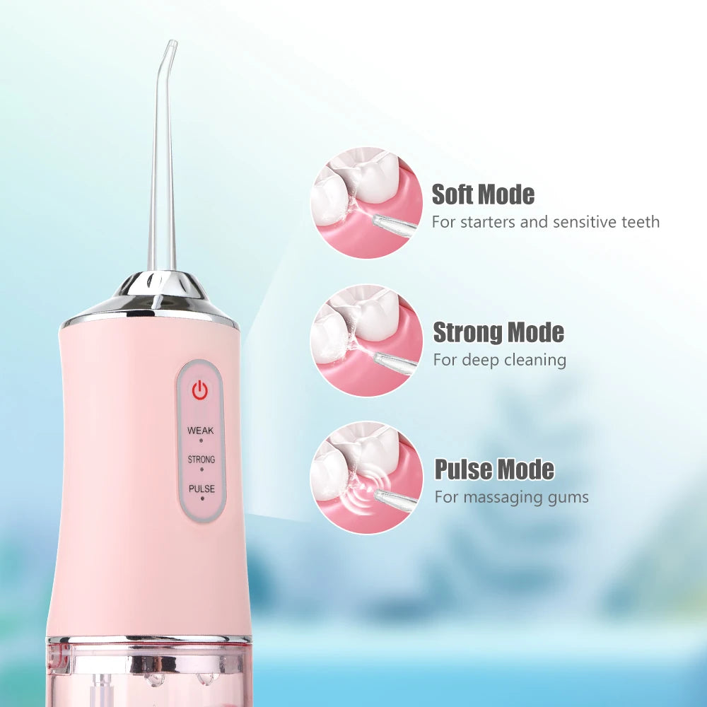 Oral Irrigator Dental Water Flosser Toothbrush Set