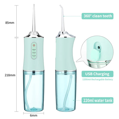 Oral Irrigator Dental Water Flosser Toothbrush Set