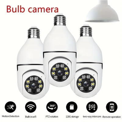 2PC Ease Life APP-Light Bulb Security Cameras