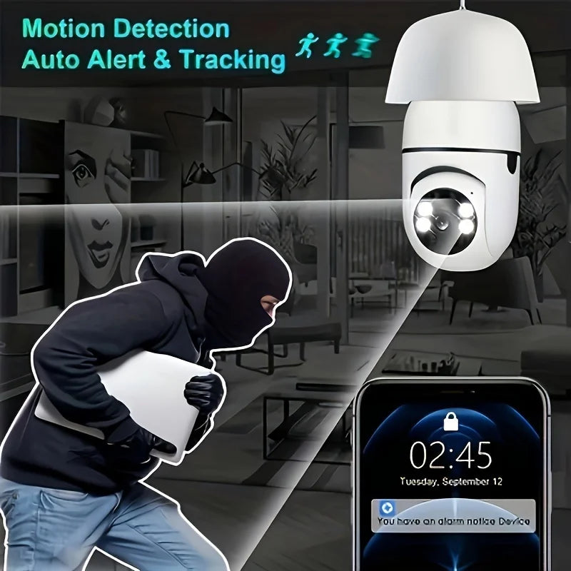 2PC Ease Life APP-Light Bulb Security Cameras