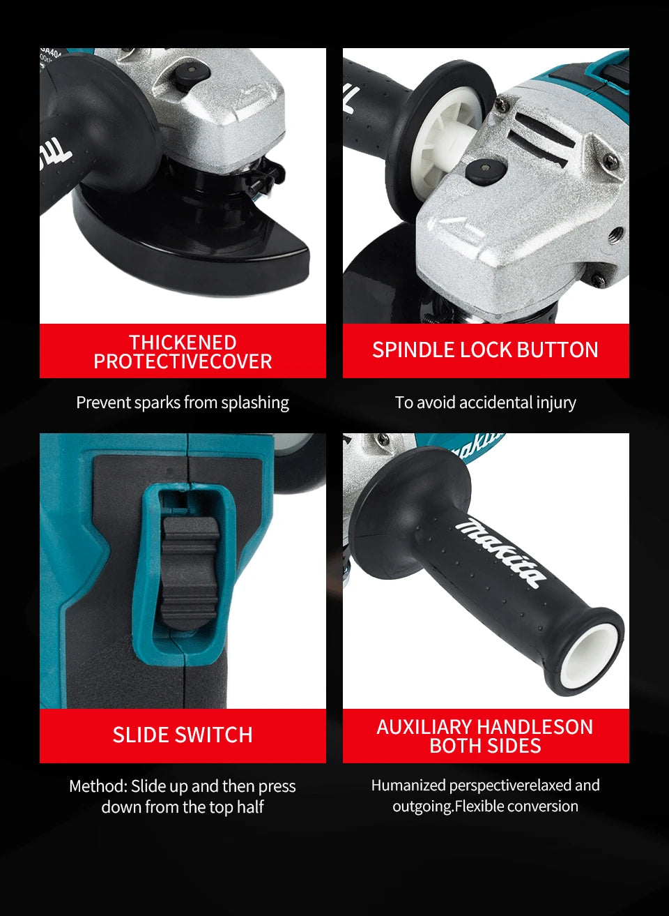 Makita 18V Brushless Lithium Angle Grinder