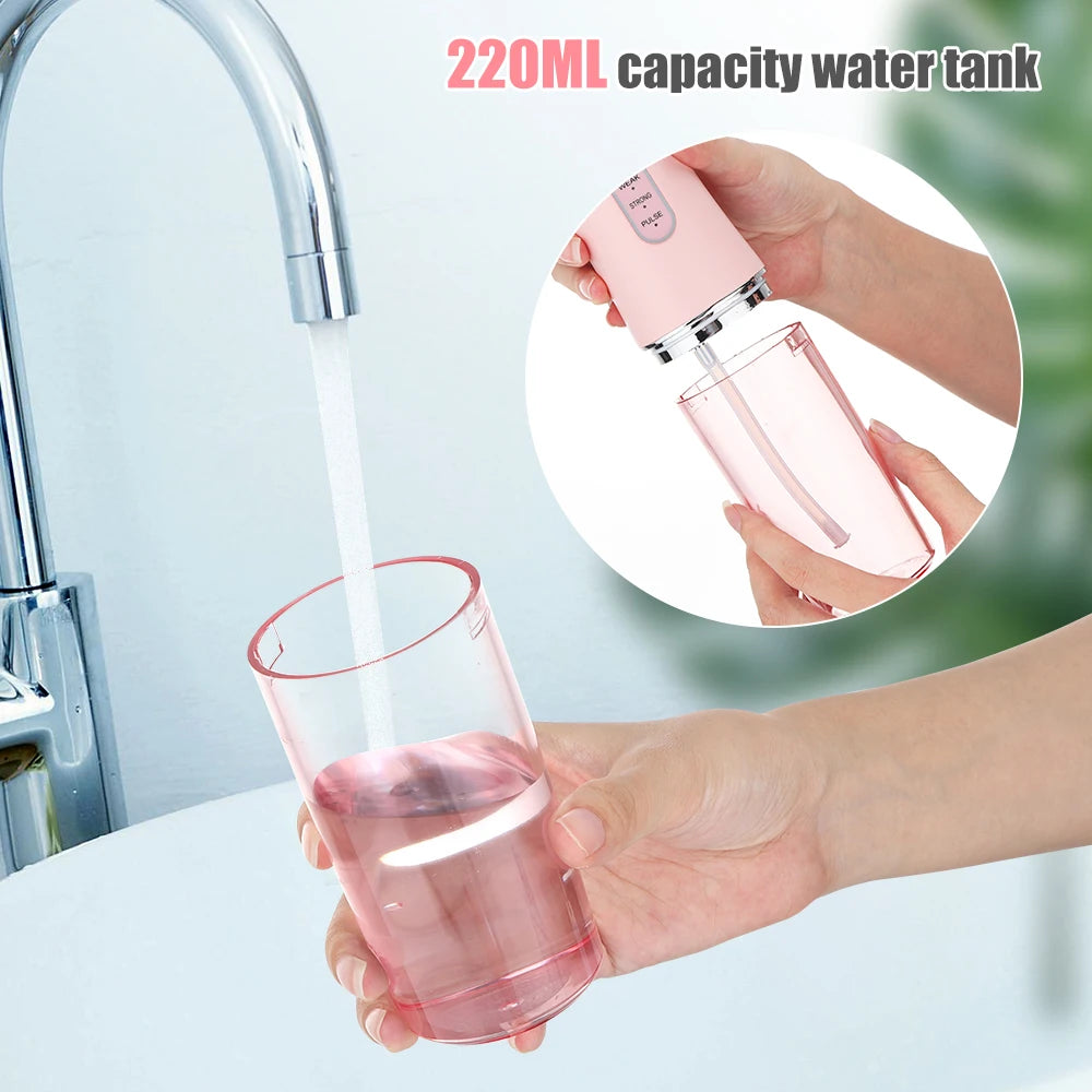 Oral Irrigator Dental Water Flosser Toothbrush Set