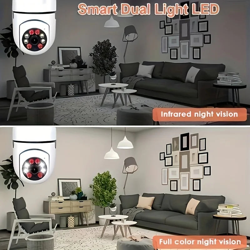 2PC Ease Life APP-Light Bulb Security Cameras