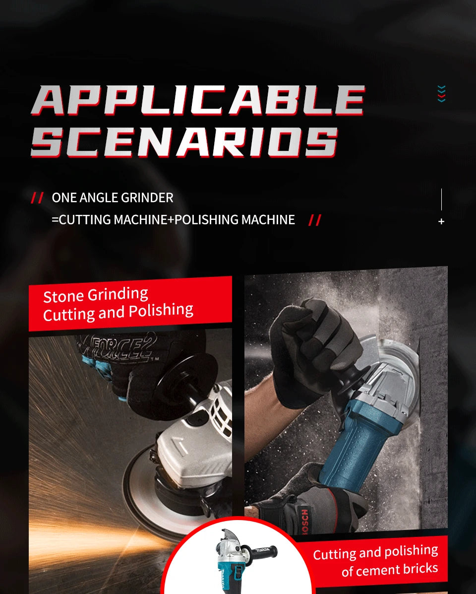 Makita 18V Brushless Lithium Angle Grinder