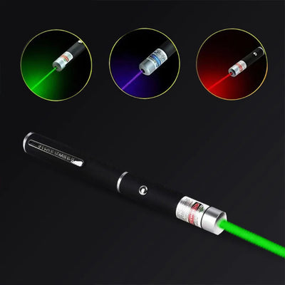 3 Packs 900Mile Laser Light Pointer Pen Green Blue Red Light Visible Beam Lazer