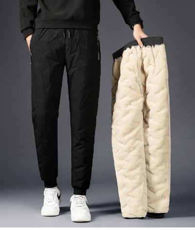 Men's Winter Lambswool Insulated Sweatpants