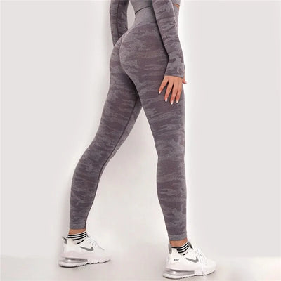 Women's Smear Print Yoga Leggings
