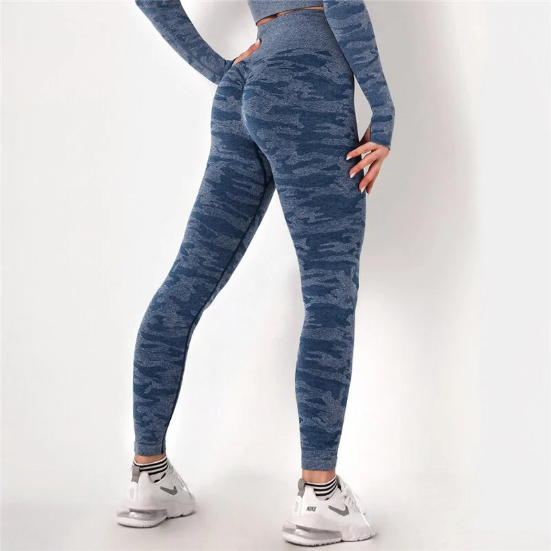 Women's Smear Print Yoga Leggings
