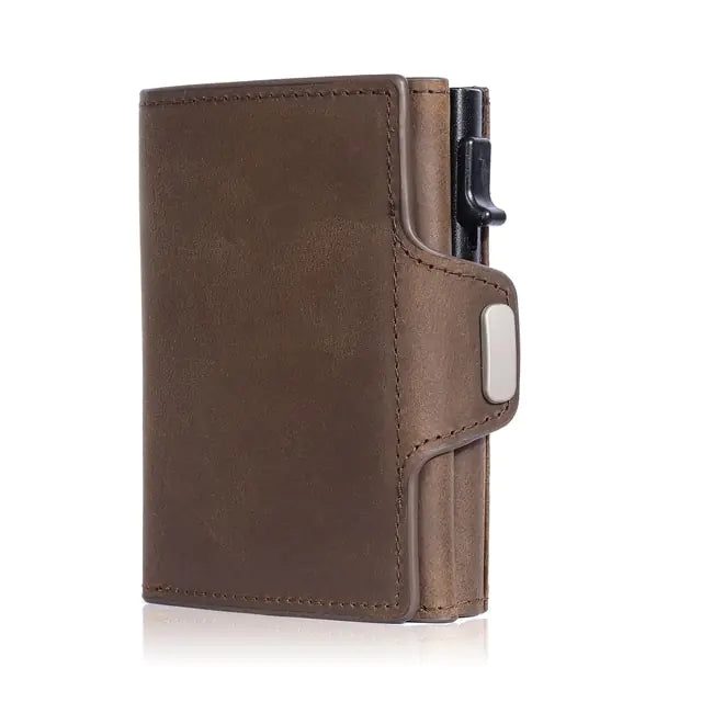 Men's Vintage Crazy Horse Leather Wallets