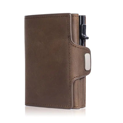 Men's Vintage Crazy Horse Leather Wallets
