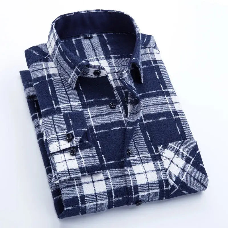 Men's Flannel Long Sleeve Shirt