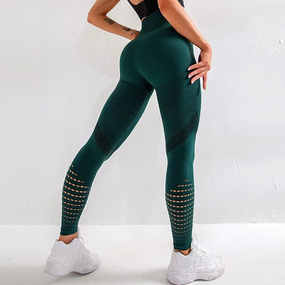 Women's SALSPOR Shark Bite High Waist Yoga Leggings