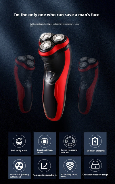 Men's Electric Razer with Trimmer