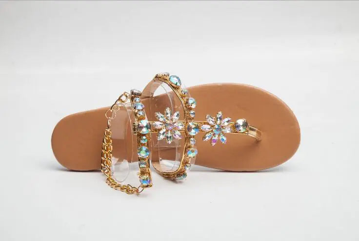 Women's Jeweled Sandals