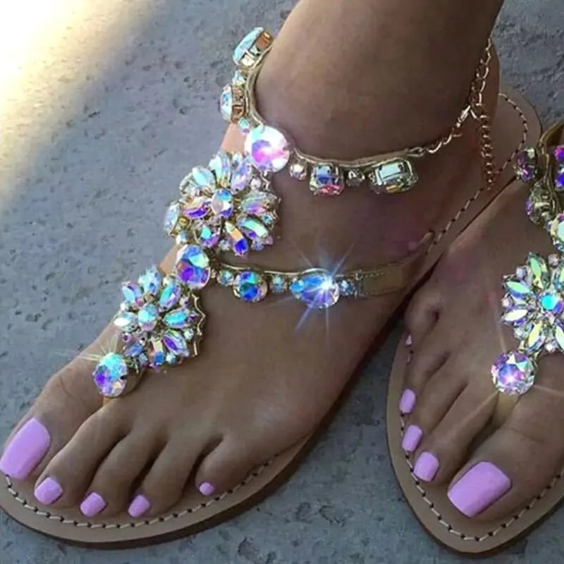 Women's Jeweled Sandals