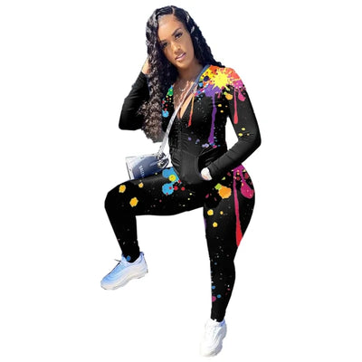 Women's Two Piece Drip Tracksuit