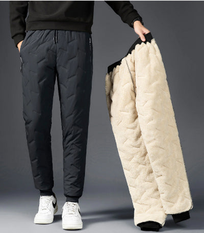 Men's Winter Lambswool Insulated Sweatpants