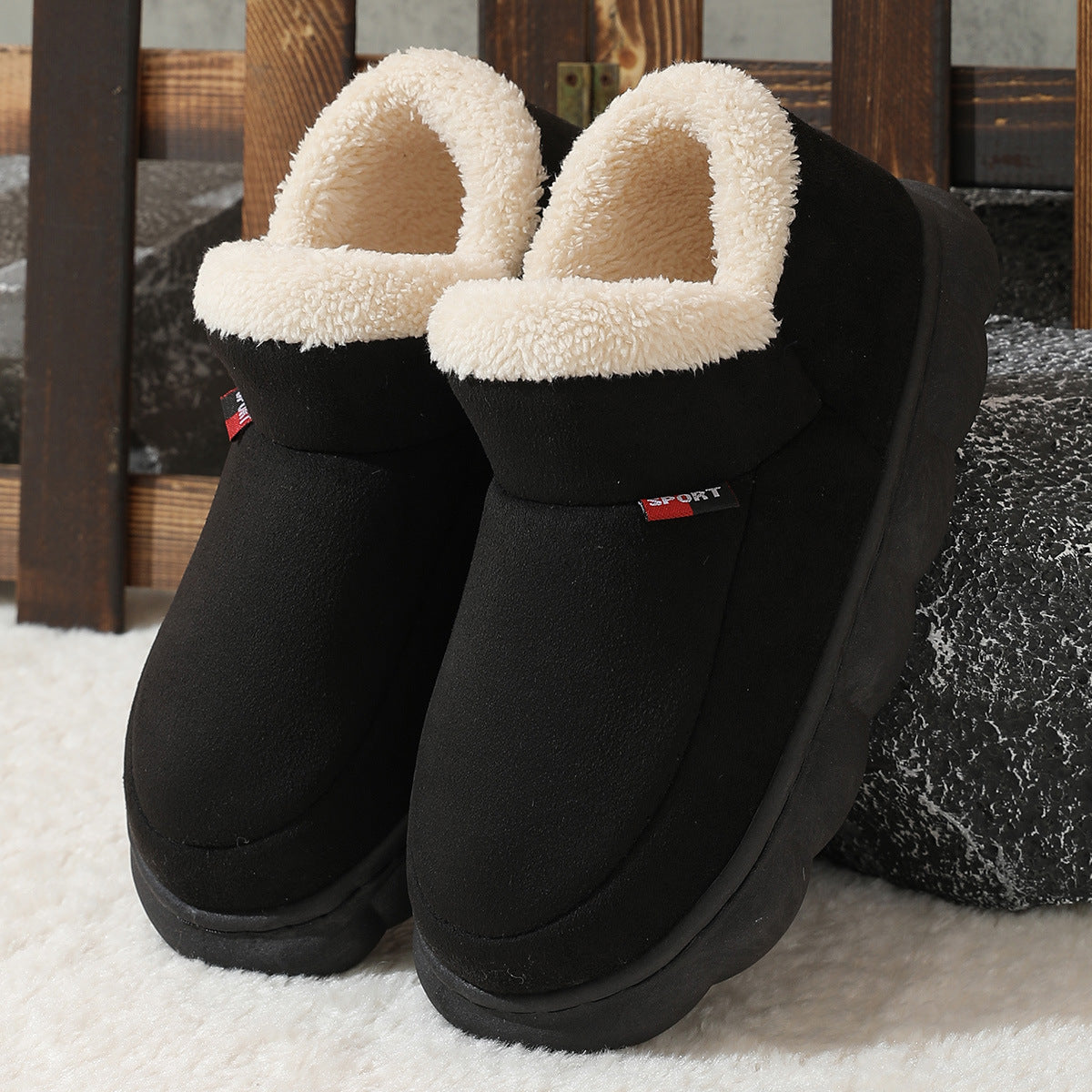 Winter Plush Cotton Slipper Shoes