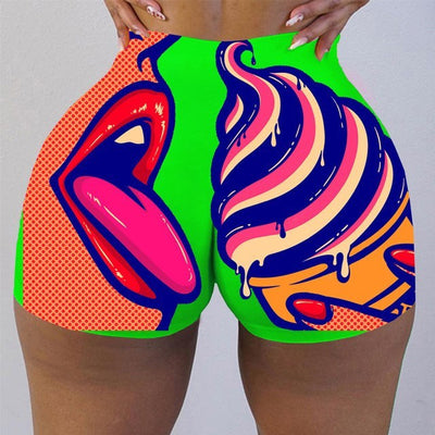 Women's Expression Spandex Shorts