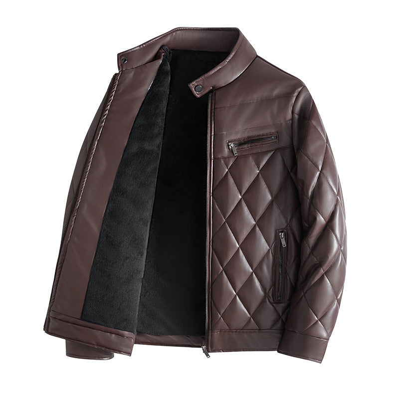 Men's Leather Casual Jacket