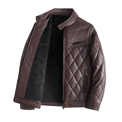 Men's Leather Casual Jacket