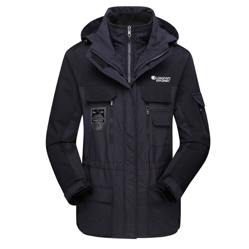 Women's Glacier Three In One Jacket With Two Detachable Jackets