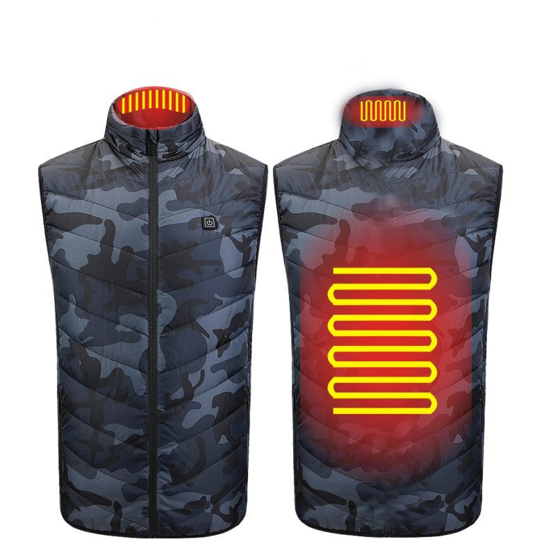 Men's Heated Camo Vest