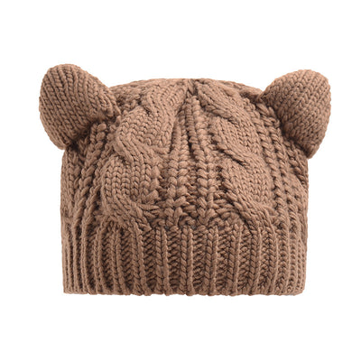Women's Knitted Cat Ear Beanie
