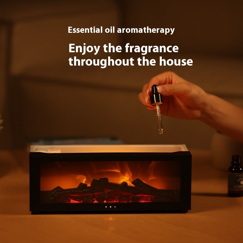 Aromatherapy Mini Fireplace Humidifier