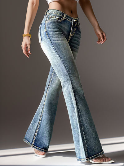 Women's Vintage Flared Bottom Jeans