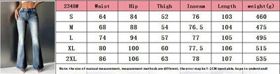 Women's Vintage Flared Bottom Jeans