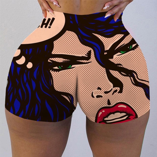 Women's Expression Spandex Shorts