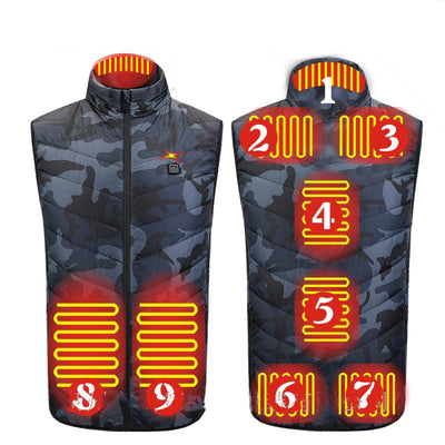 Men's Heated Camo Vest