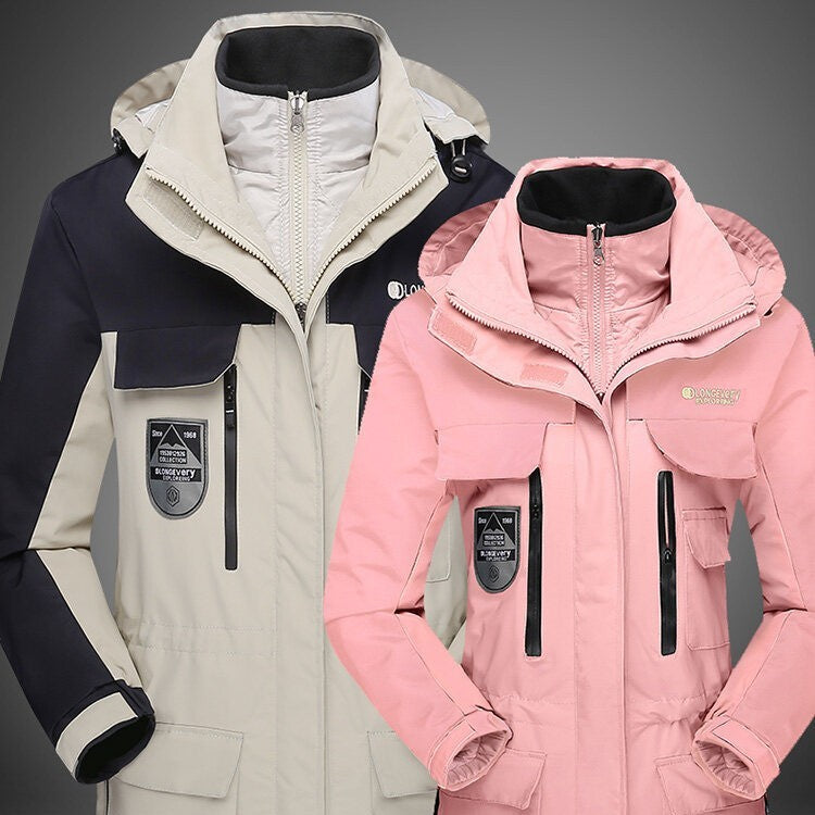 Women's Glacier Three In One Jacket With Two Detachable Jackets