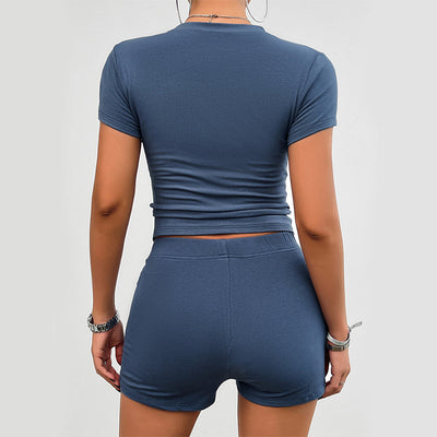 Women's 2 Pc T shirt and Shorts