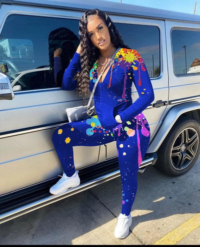 Women's Two Piece Drip Tracksuit