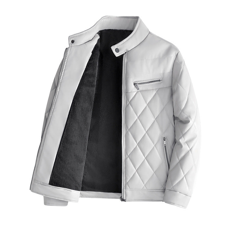 Men's Leather Casual Jacket