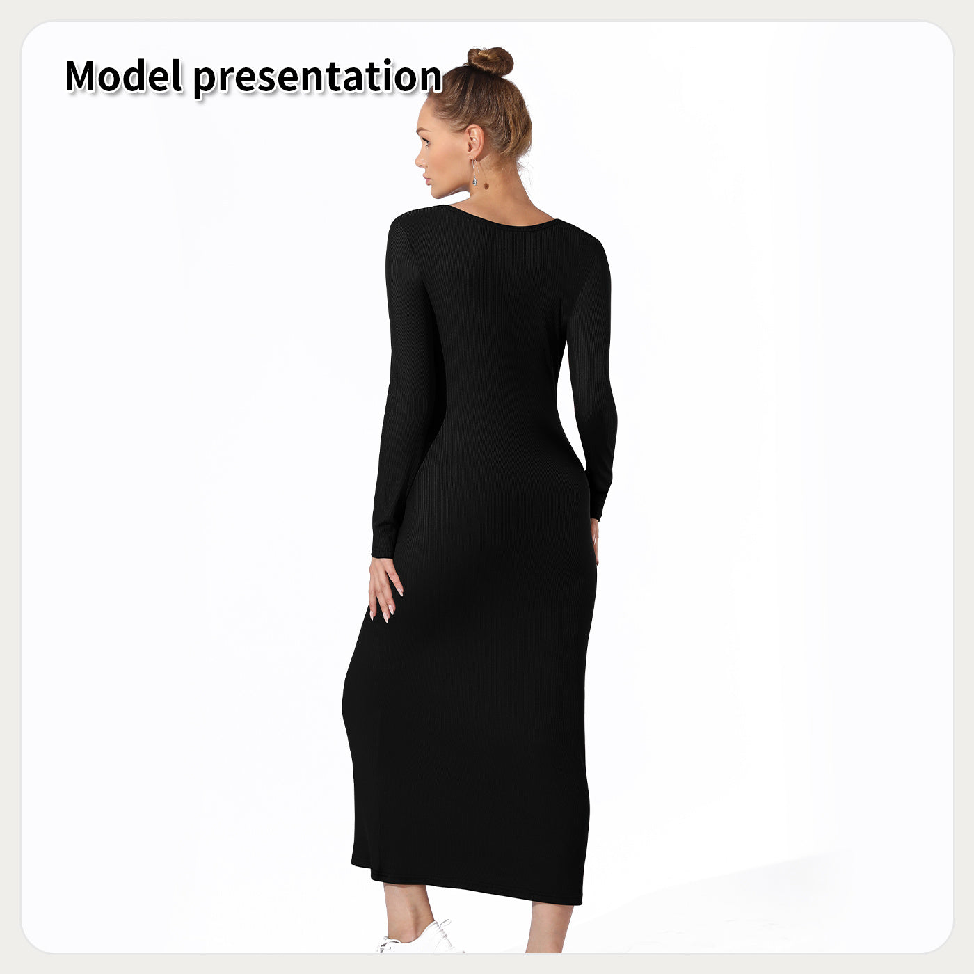 Women's Fashion Long Sleeve Dress